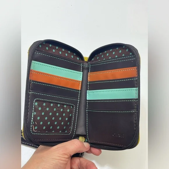 NWT Chala Llama Vegan Leather Wallet - Picture 6 of 11